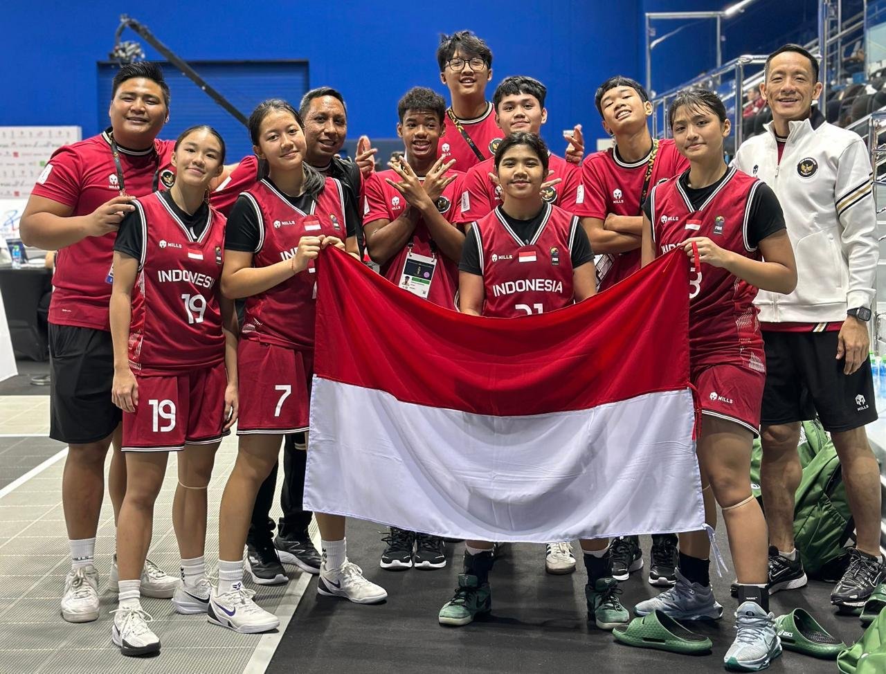 Timnas Basket 3x3 Putri Indonesia Segel Peringkat 6 di Asian Youth Games 2025
