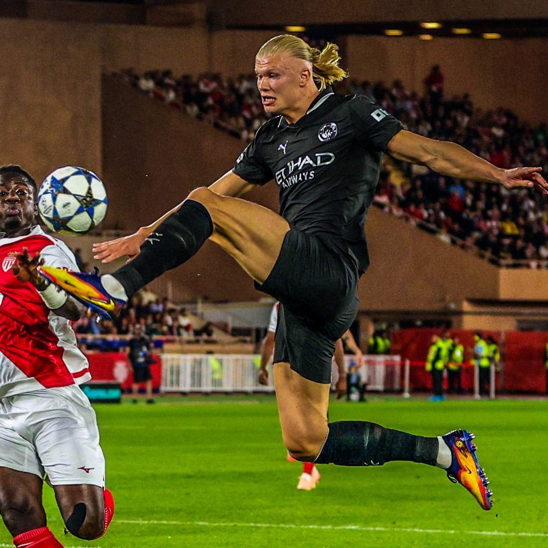 Monaco vs Man City, Erling Haaland Merasa Sia-Sia Dekati Rekor Lionel Messi di Liga Champions