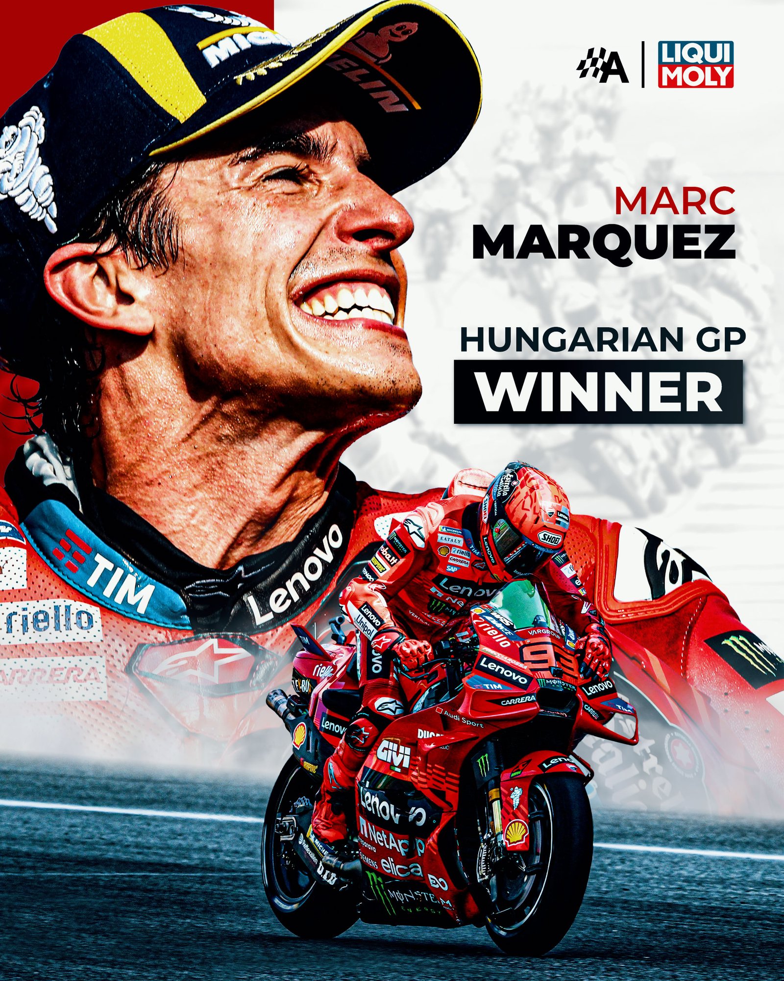 Hasil MotoGP Hungaria: Marc Marquez Tak Tertahankan, Jorge Martin Nyaris Podium