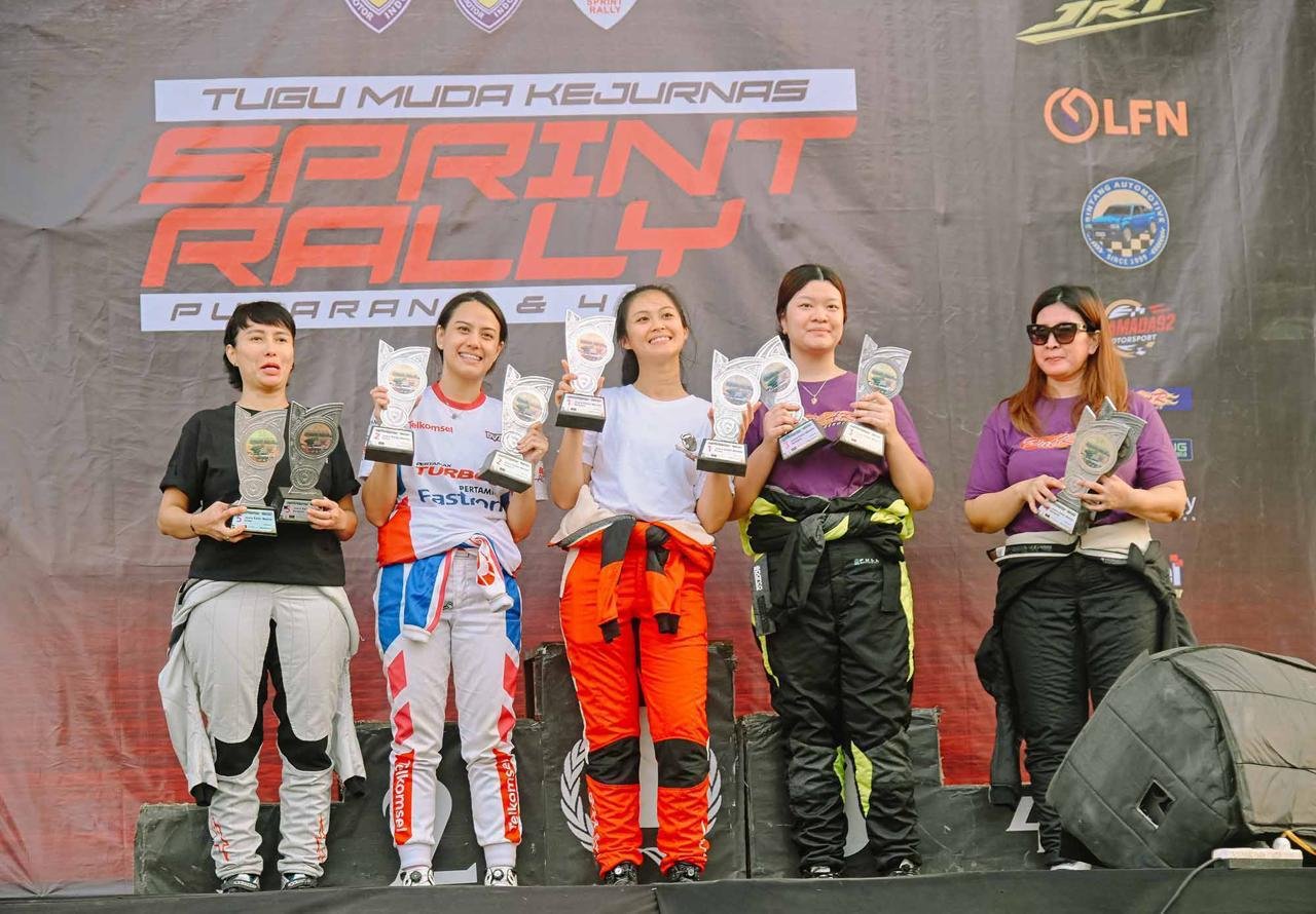 Diva Zahra Sukses Rebut Podium di Kejurnas Sprint Rally Semarang, Tim Mekanik Dapat Pujian