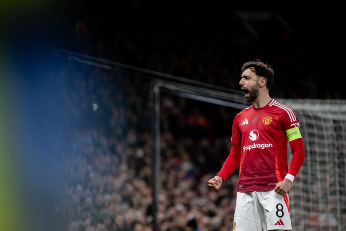 Hasil Liga Europa: Manchester United Gebuk Real Sociedad 4-1 untuk Perempat Final, Bruno Fernandes Hattrick