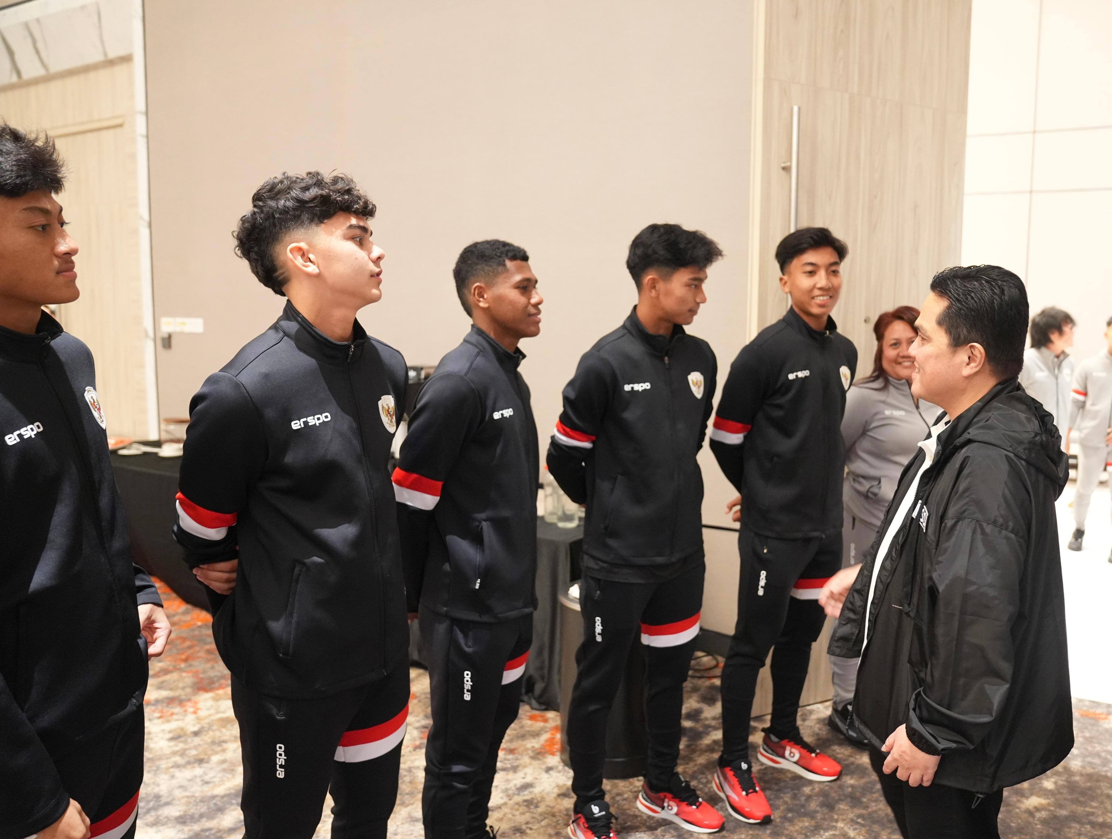 Pesan Erick Thohir untuk Timnas Indonesia U-17 yang Siap Berlaga di Piala Asia 2025