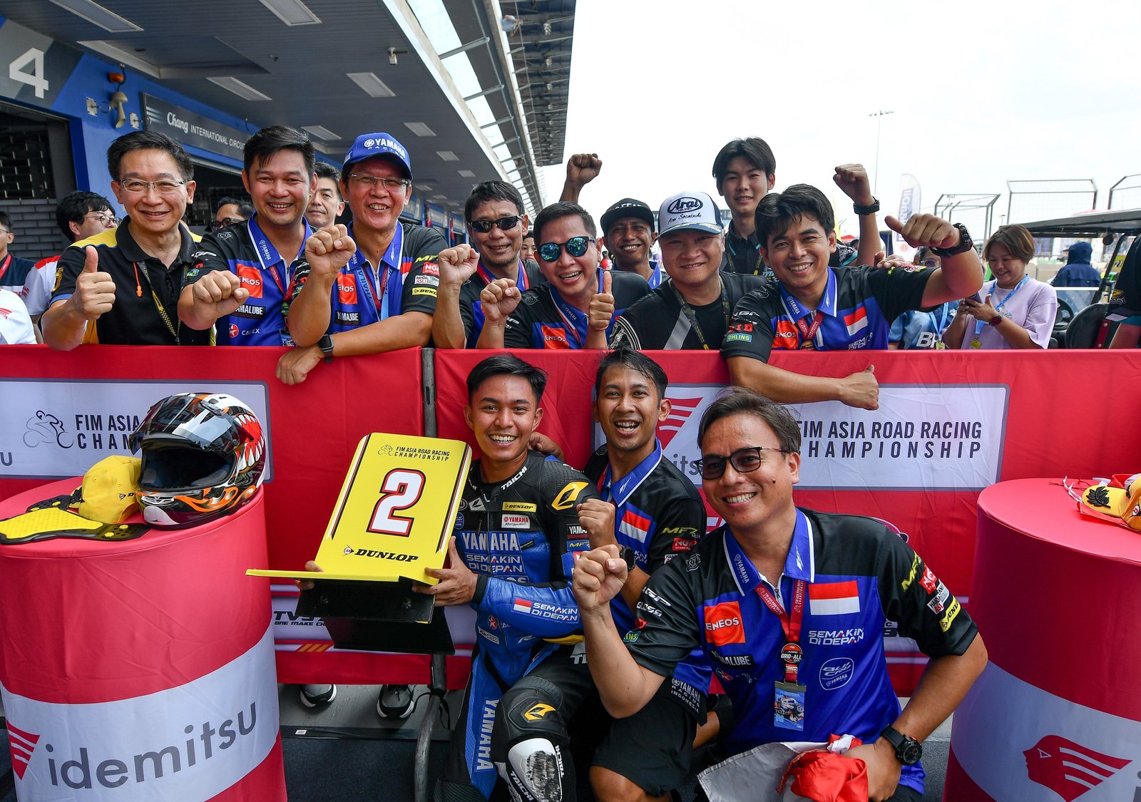 Ciamik, 2 Pembalap Yamaha Racing Indonesia Kompak Rebut Podium di ARRC Thailand