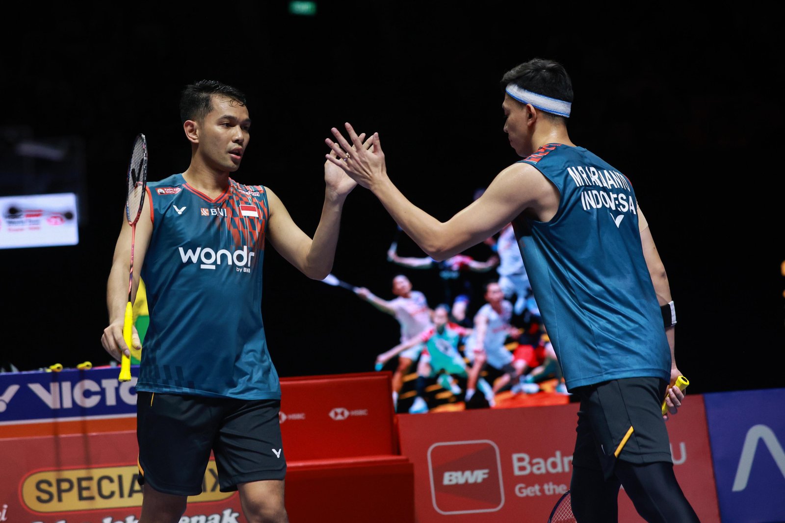 Pesan Fajar/Rian untuk Sabar/Reza Jelang Final Indonesia Open 2025 Lawan Korsel