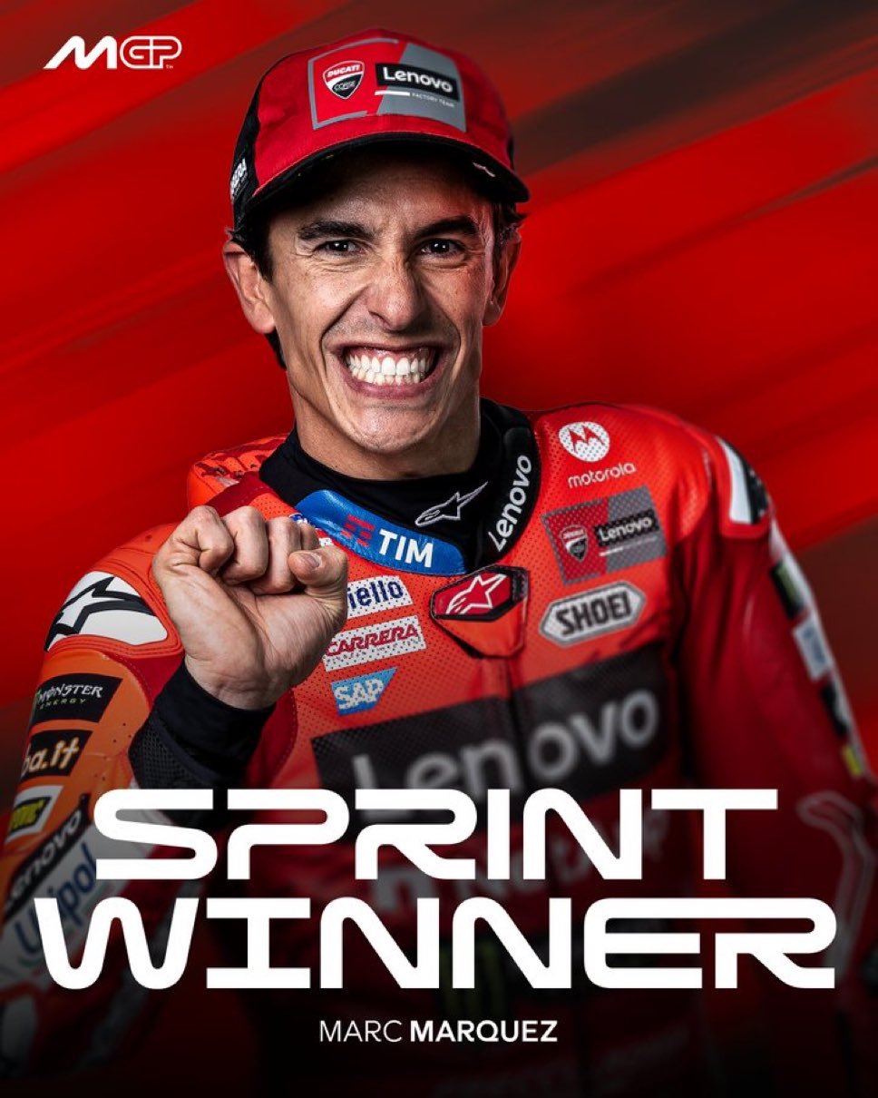 Komentar Marc Marquez Usai Jadi Juara Tak Terduga di Sprint Race MotoGP Belanda