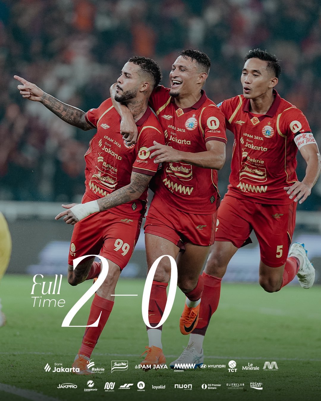 Persija Jakarta vs Madura United: Menang 2-0, Macan Kemayoran Kembali ke Trek Menang