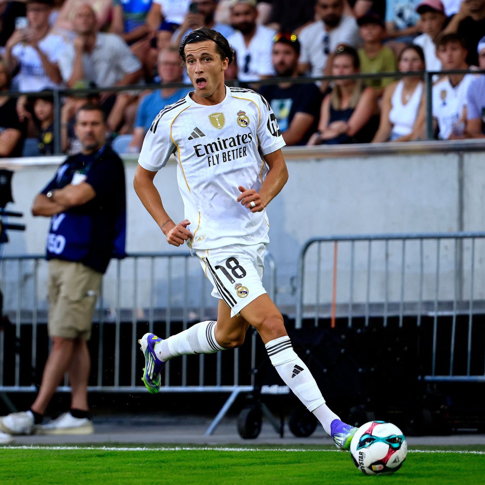 Senangnya Alvaro Carreras Jalani Debut di Kemenangan 4-0 Real Madrid Lawan WSG Tirol
