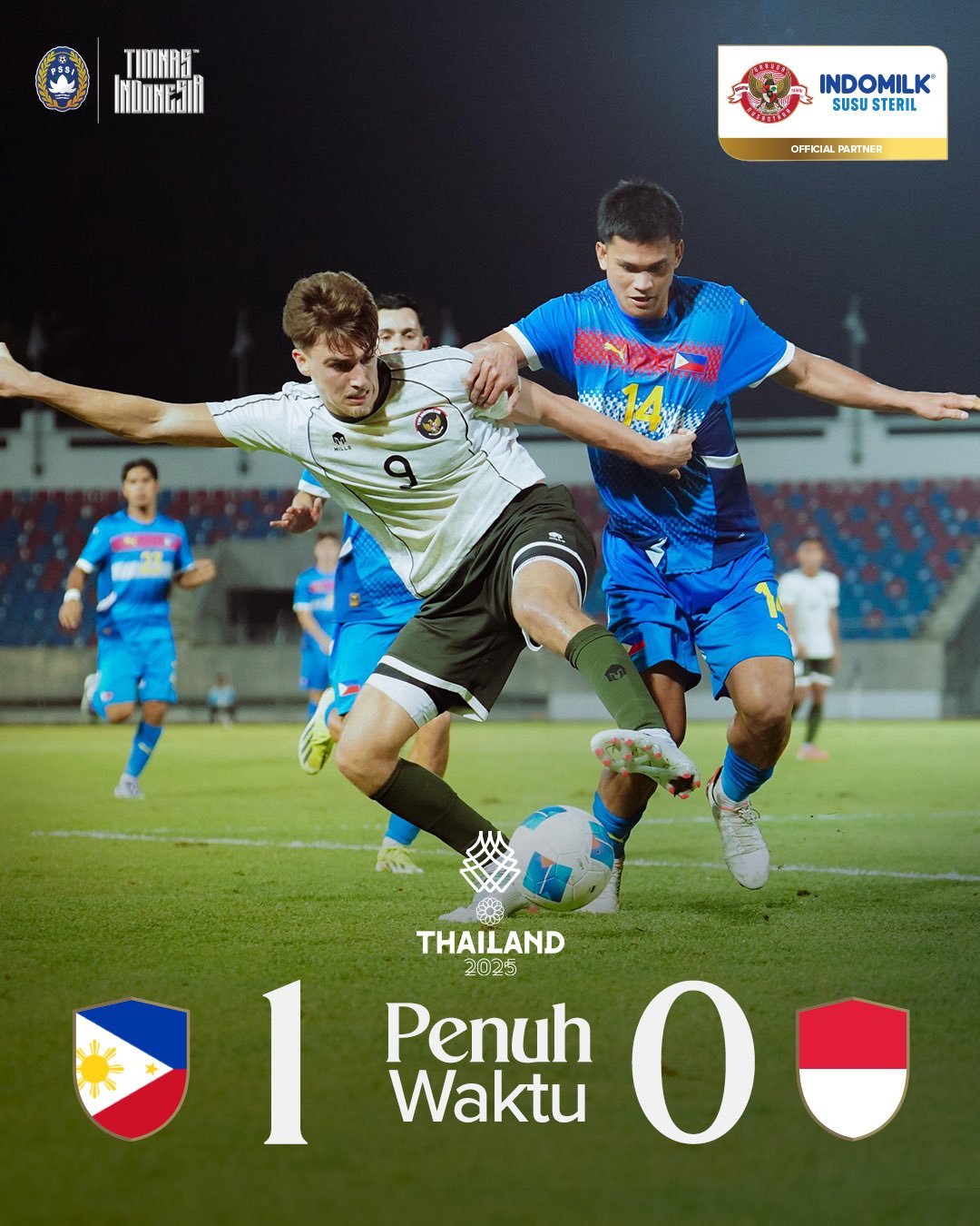 Miris, Timnas U-22 Kalah Dramatis Lawan Filipina di Laga Pertama SEA Games 2025 
