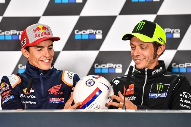 Ada Satu Rekor Valentino Rossi yang Bakal Sulit Dipecahkan Marc Marquez di MotoGP