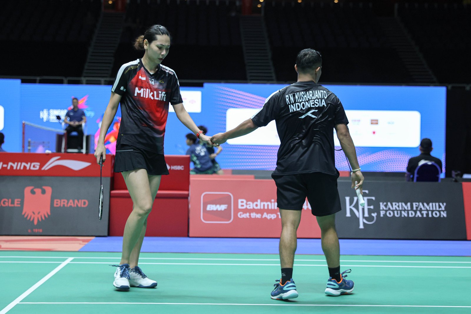 Hasil Singapore Open 2025: Rehan/Gloria dan Sabar/Reza Kompak Tertahan di 16 Besar