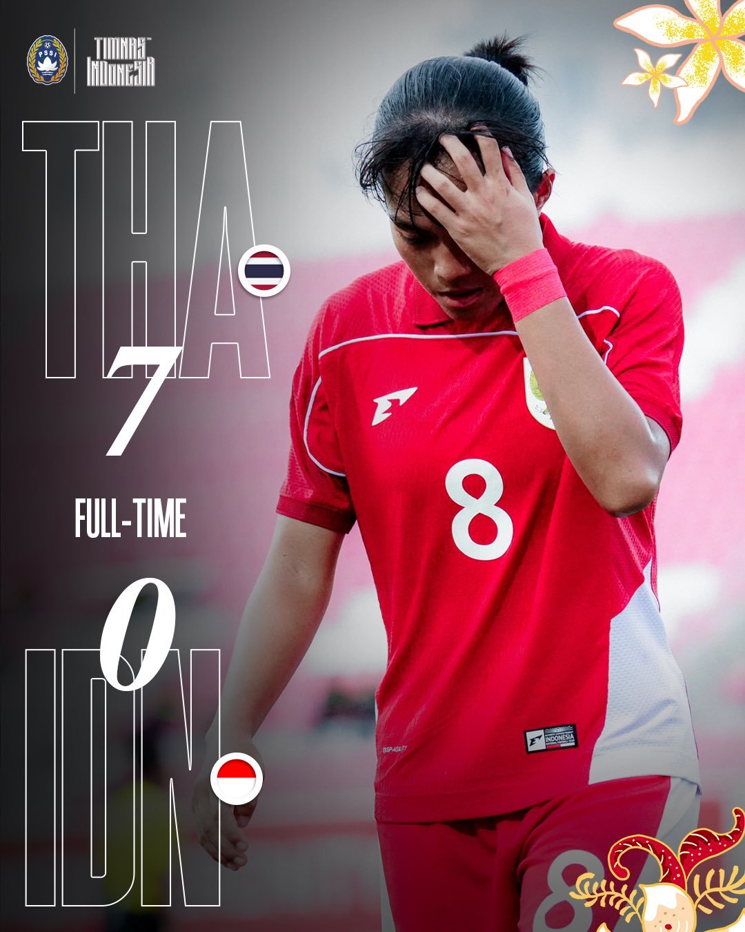 Komentar Joko Susilo Usai Thailand Gilas Timnas Putri Indonesia 7-0
