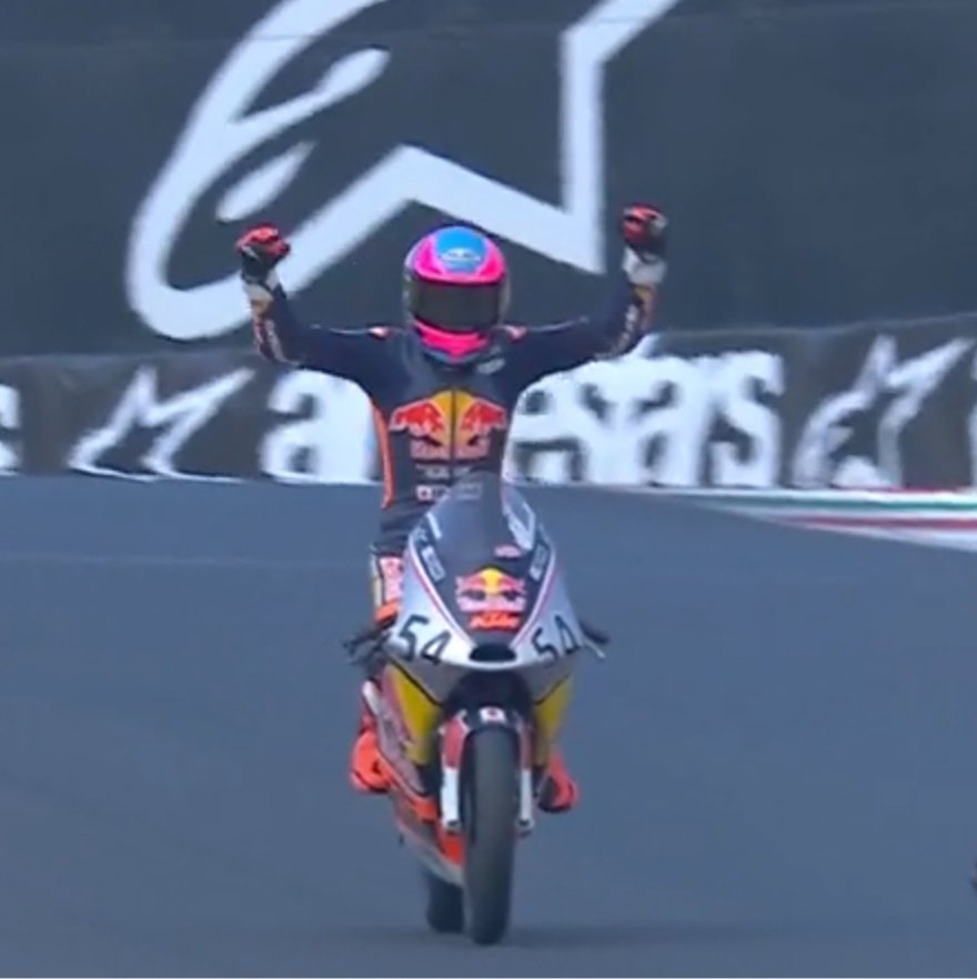 Mantul, Veda Ega Pratama Bikin Indonesia Raya Berkumandang 2 Kali di Red Bull Rookies Cup Mugello