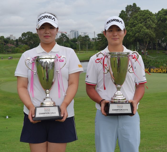 Duo Korsel, Park Gunwoong dan Kim Gyubeen Juara