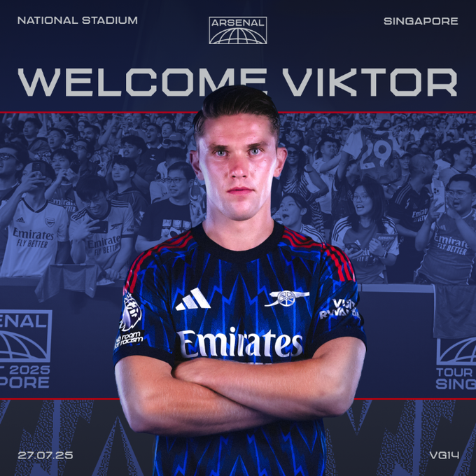 Arsenal Masih Ingin Tambah Striker Baru Meski Sudah Dapatkan Viktor Gyokeres