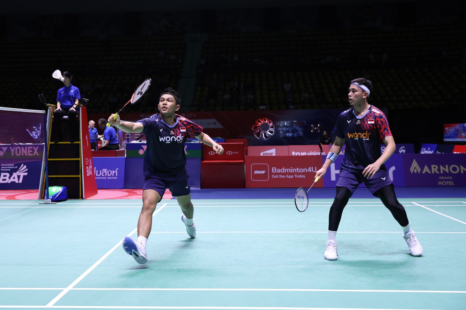Hasil Thailand Open 2025: Kunci Sukses Fajar/Rian Bungkam Ganda Chinese Taipei untuk Tiket Semifinal