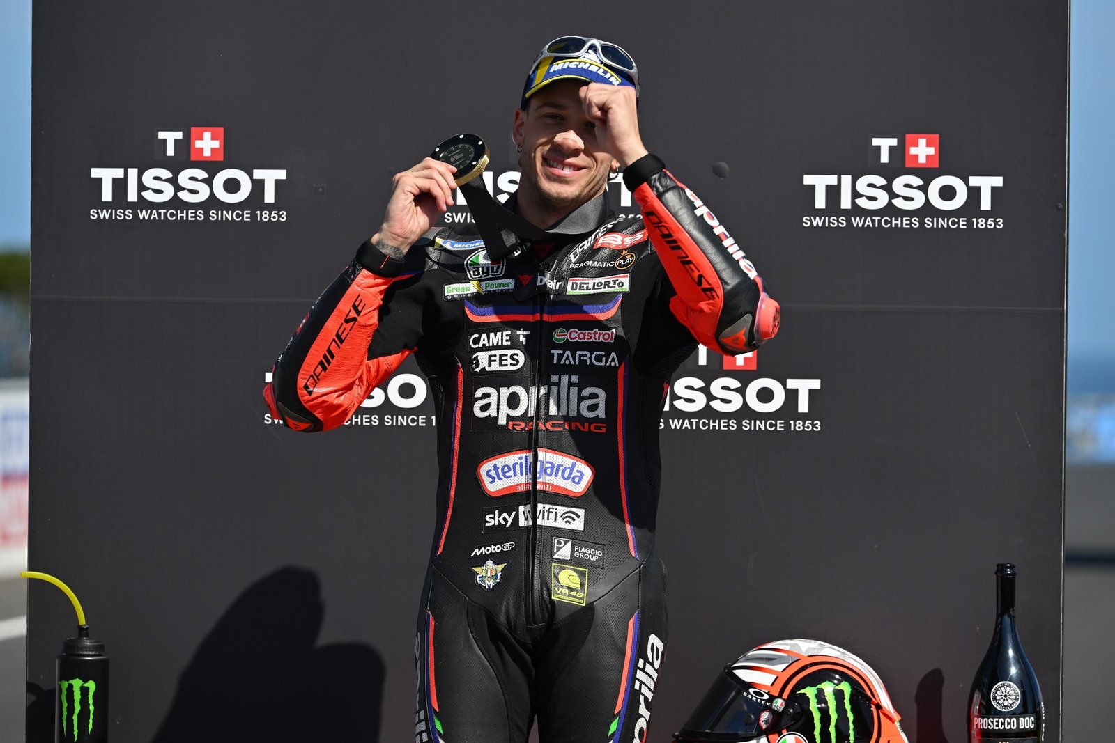 Reaksi Marco Bezzecchi Usai Serangan Burung di Sprint MotoGP Australia