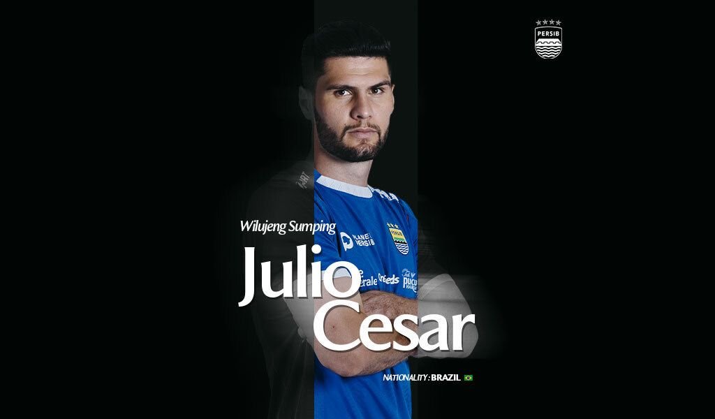 Persib Resmi Datangkan Bek Tangguh asal Brasil Julio Cesar dan Eks Timnas Indonesia