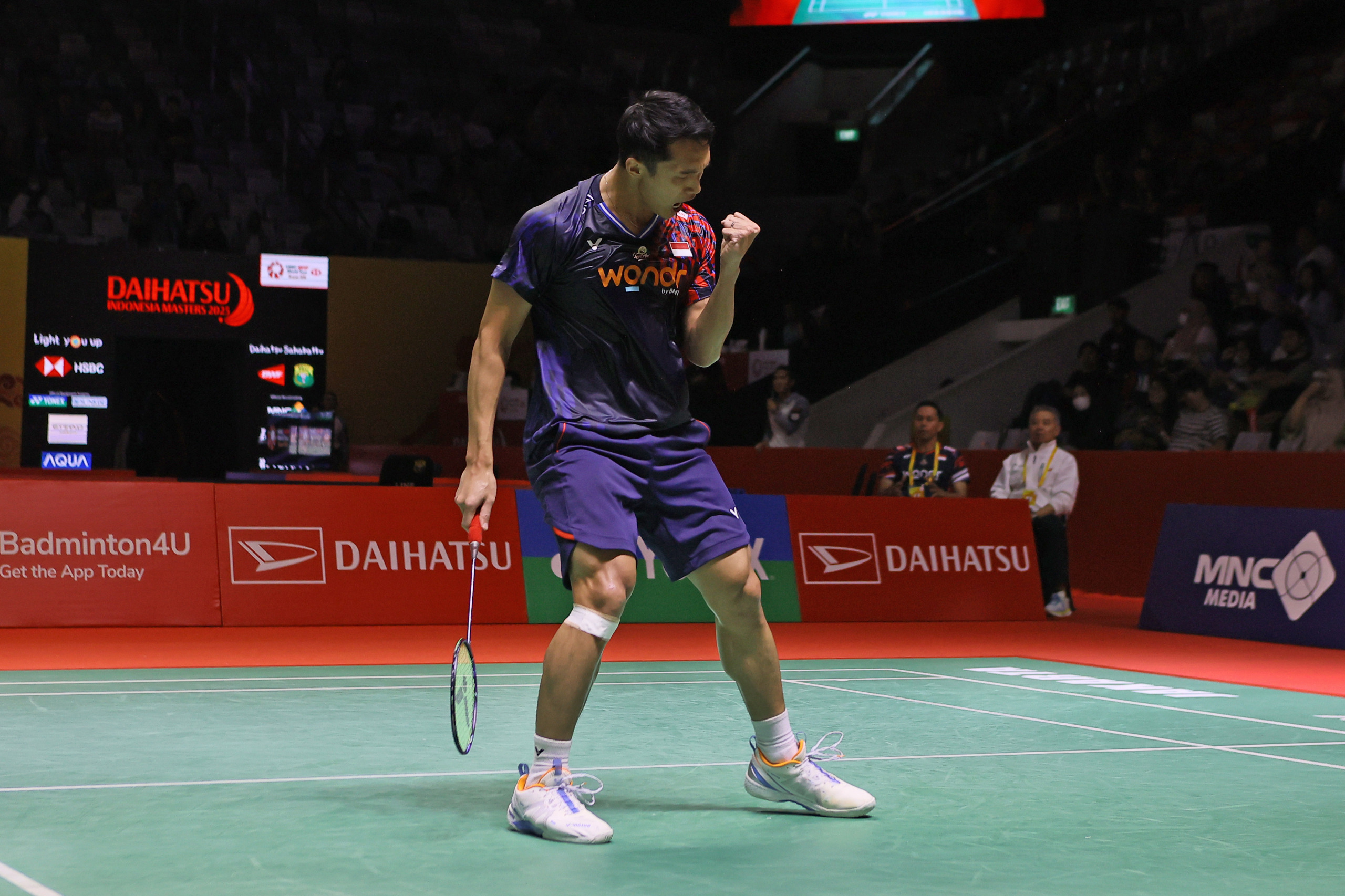 Belum Fit 100 Persen, Jonatan Christie Semringah Lewati Babak Pertama Daihatsu Indonesia Masters 2025