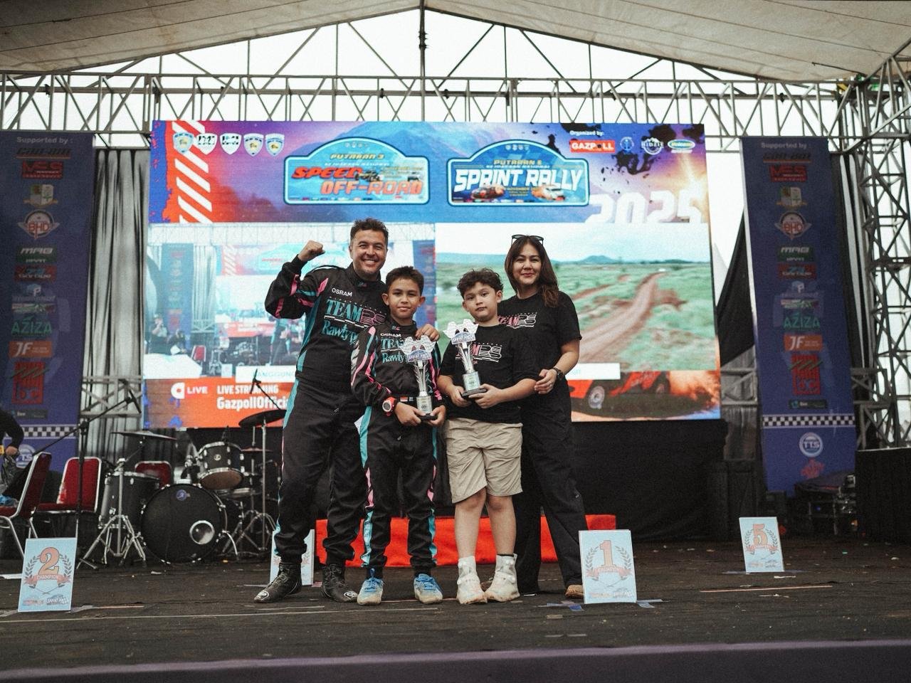 Tercepat di Grup R Kejurnas Sprint Rally 2025, El Mayka Generasi Ketiga Pereli di Keluarga Sungkar