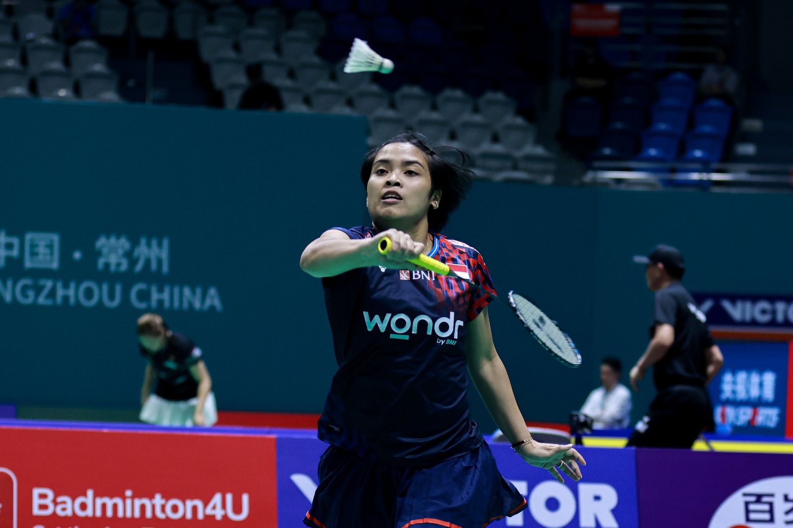 Hasil China Open 2025: Gregoria Mariska ke Perempat Final, Leo/Bagas Terhenti