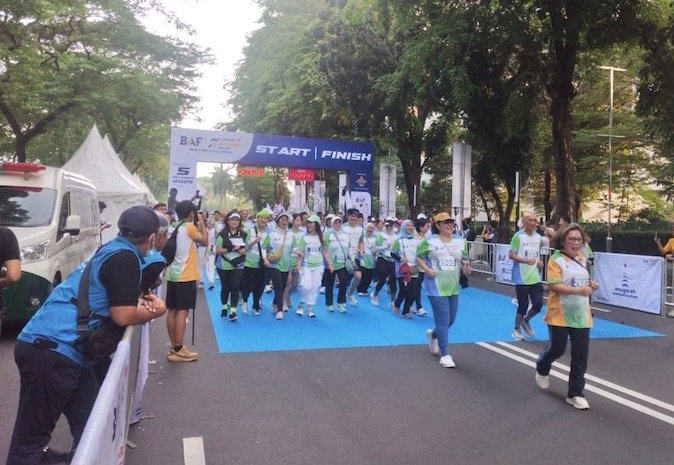  Lebih Dari 9.000 Pelari Ramaikan BAF Lions Run 2025