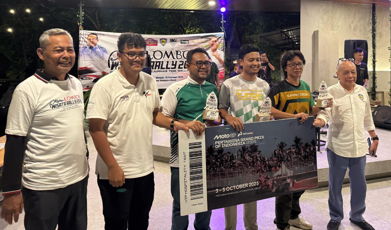 Juara Kejurnas Time Rally Dapat Hadiah Tiket Gratis Nonton MotoGP Mandalika