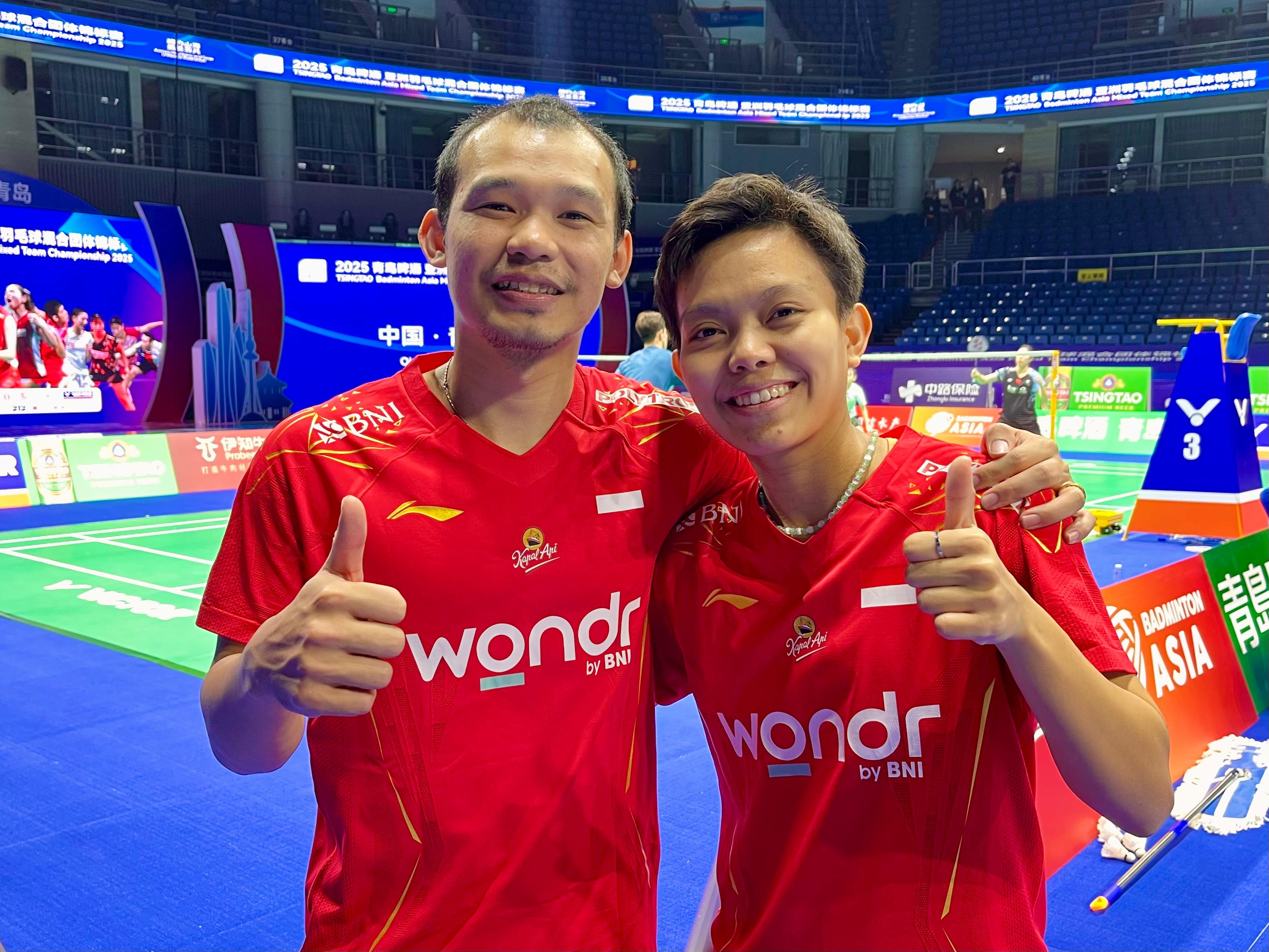 Tekad 2 Kapten Tim Bulu Tangkis Indonesia di  Badminton Asia Mixed Team Championships 2025