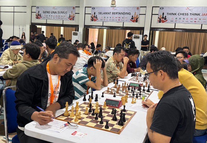 Babak Ketujuh Japfa Fide Rated 2025 Hadirkan Zacky Dhia Ulhaq Sebagai Pimpinan Klasemen Sementara