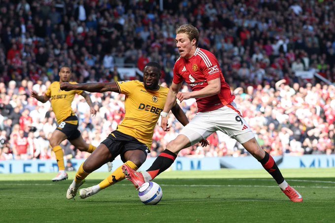 Manchester United Kalah Lawan Wolves, Ruben Amorim Komentari Kegagalan Rasmus Hojlund Cetak Gol