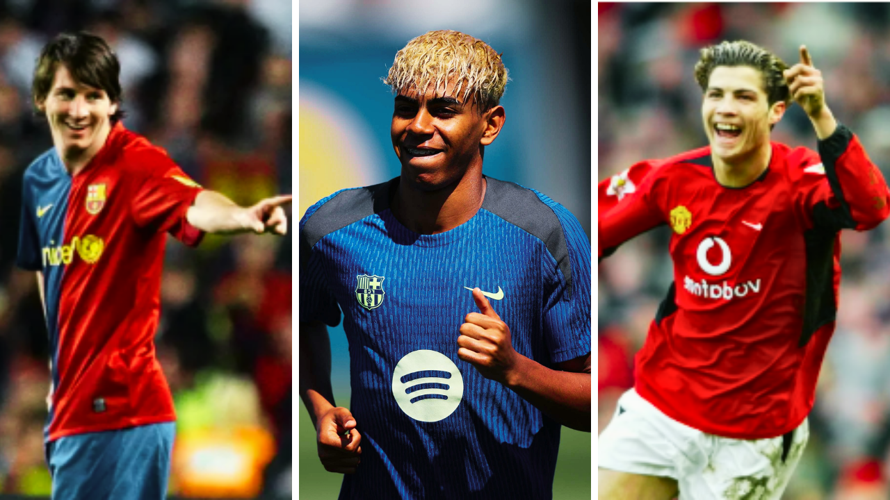 Perbandingan Lamine Yamal dengan Lionel Messi, Cristiano Ronaldo, Mbappe dan Erling Haaland di Laga ke-100