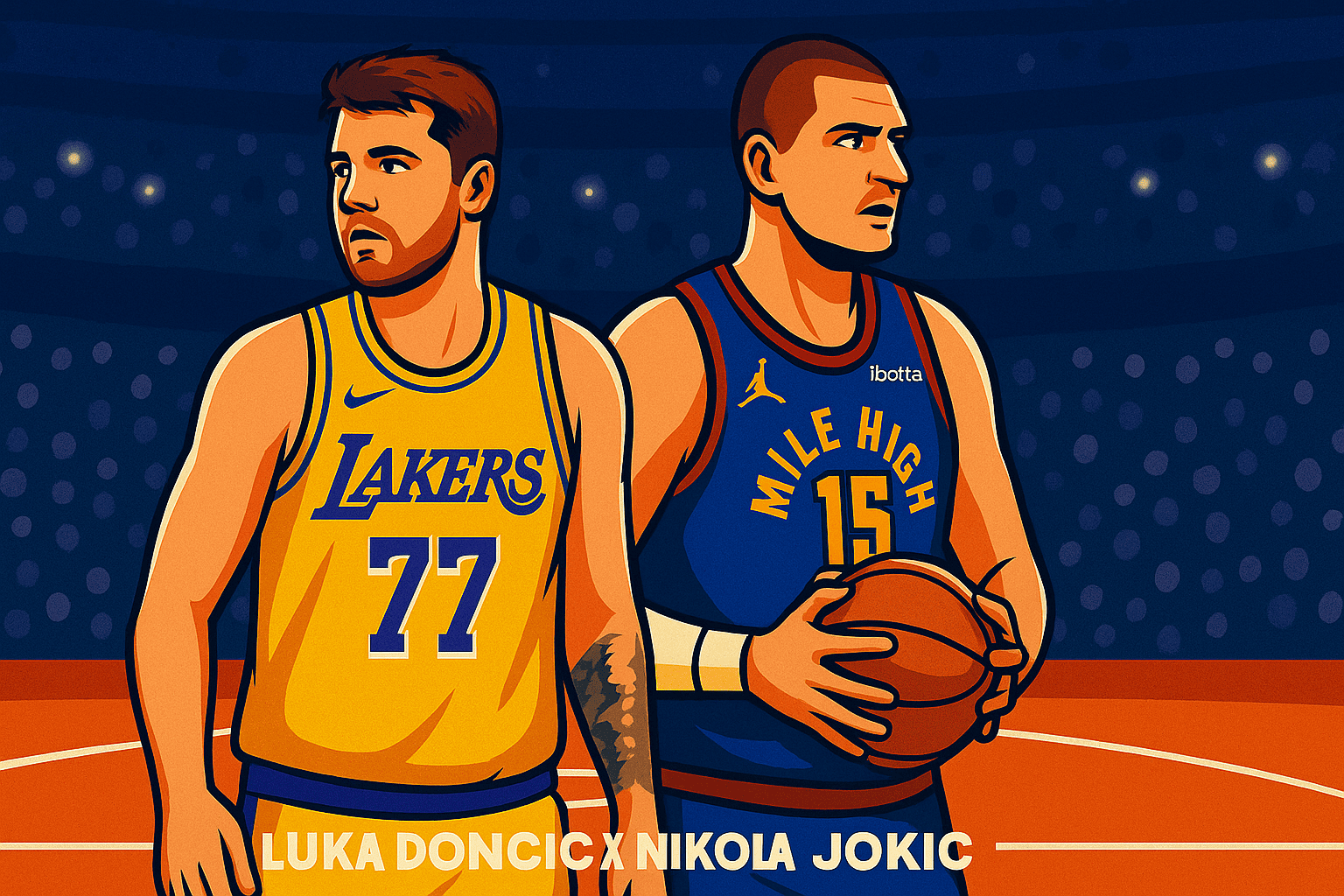 Update NBA: Ide Liar LA Lakers Memulai Era Baru dengan Luka Doncic dan Nikola Jokic