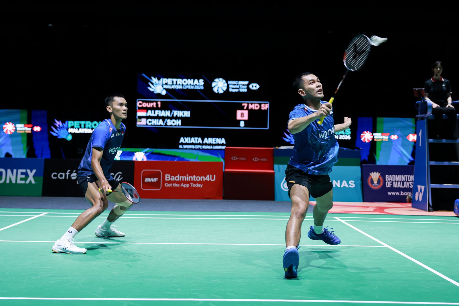 Hasil Malaysia Open 2026: Fajar/Fikri dan Jonatan Terhenti di Semifinal