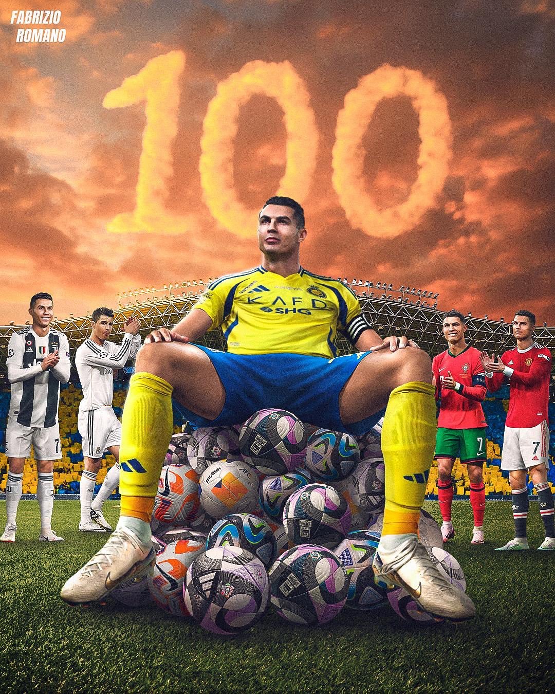 Cristiano Ronaldo Si Raja 100 Gol Bersama 4 Klub Berbeda