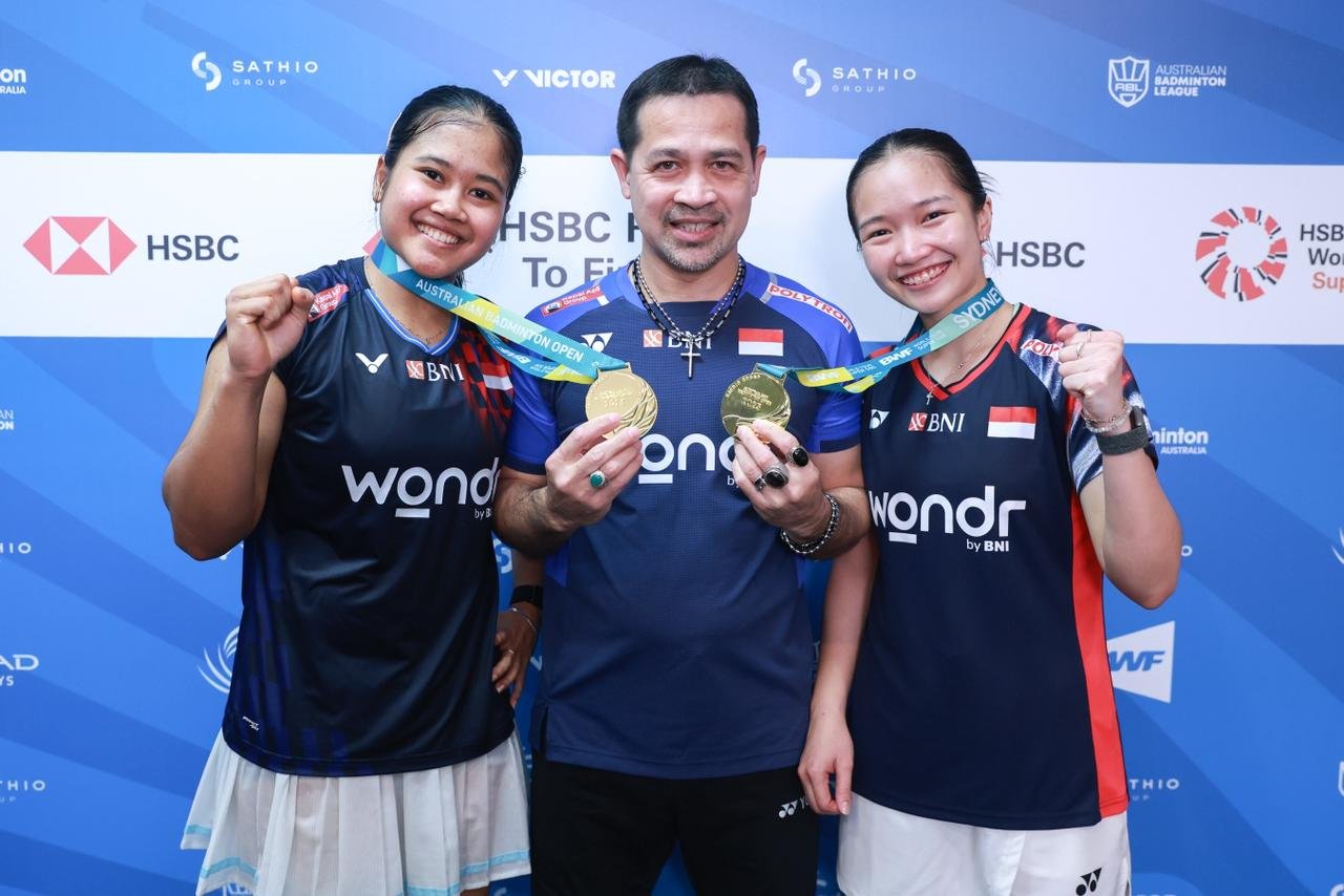  Kalahkan Ana/Trias Lewat Rubber Game, Rachel/Febi Juara Australian Open 2025