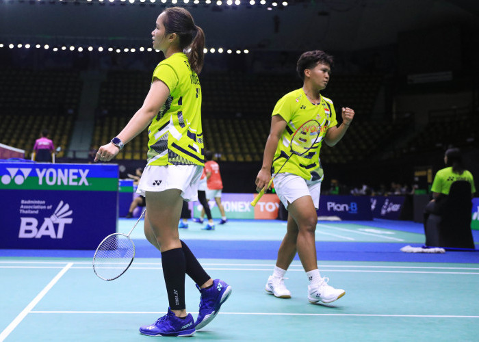 Thailand Masters 2025: Rachel/Trias Tundukkan Wakil China untuk 16 Besar dengan Tegang