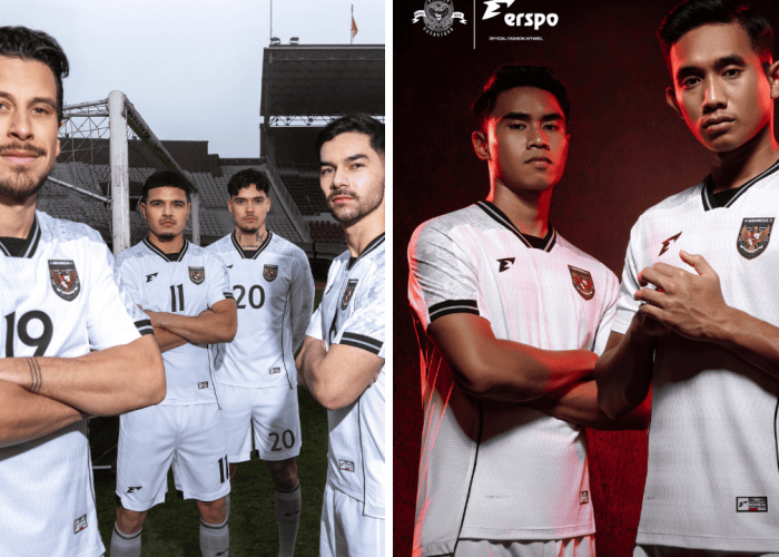  Wuiih, Cakepnya Jersey Tandang Timnas Indonesia Produksi Erspo