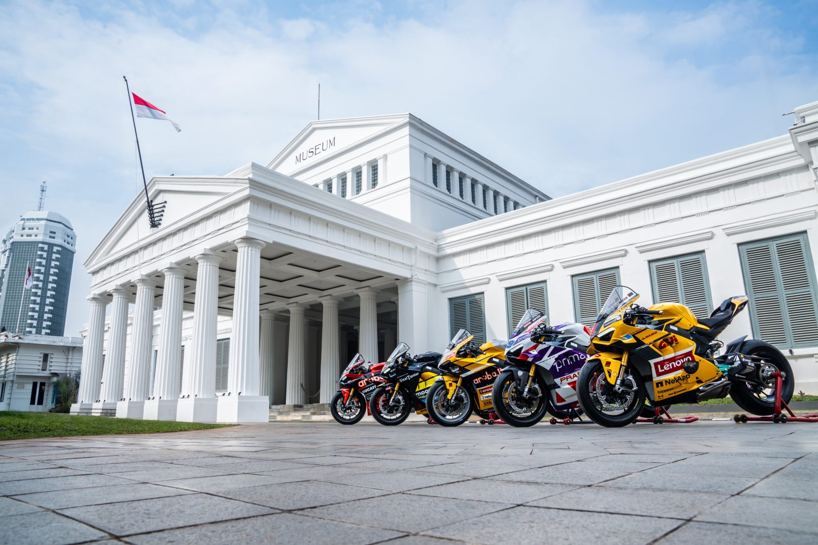 Momen 5 Ducati Panigale Versi Juara Dunia 2023 Mejeng di Museum Nasional