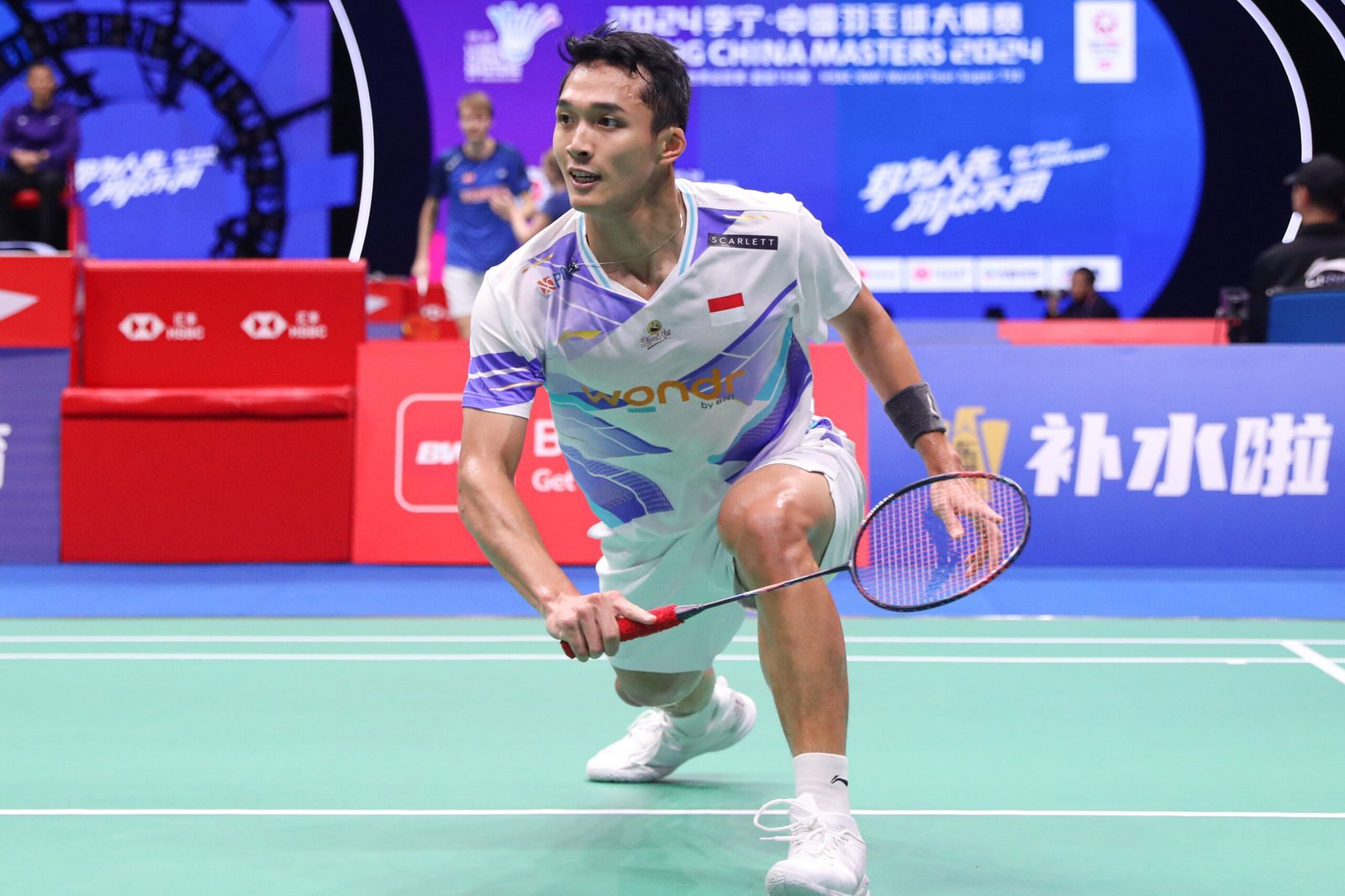 China Masters 2024: Fokus Sampai Akhir, Jonatan Christie Libas Lu Guang Zu untuk Tiket Perempat Final