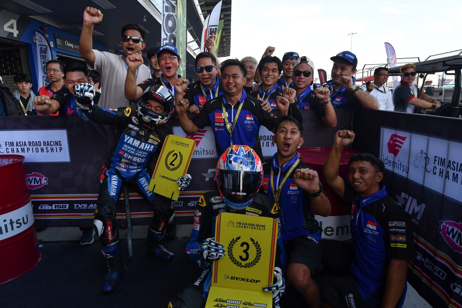 Yamaha Racing Indonesia Rebut Runner Up di Klasemen Akhir AP250 ARRC 2024, Fahmi Bassam Juara Umum UB150