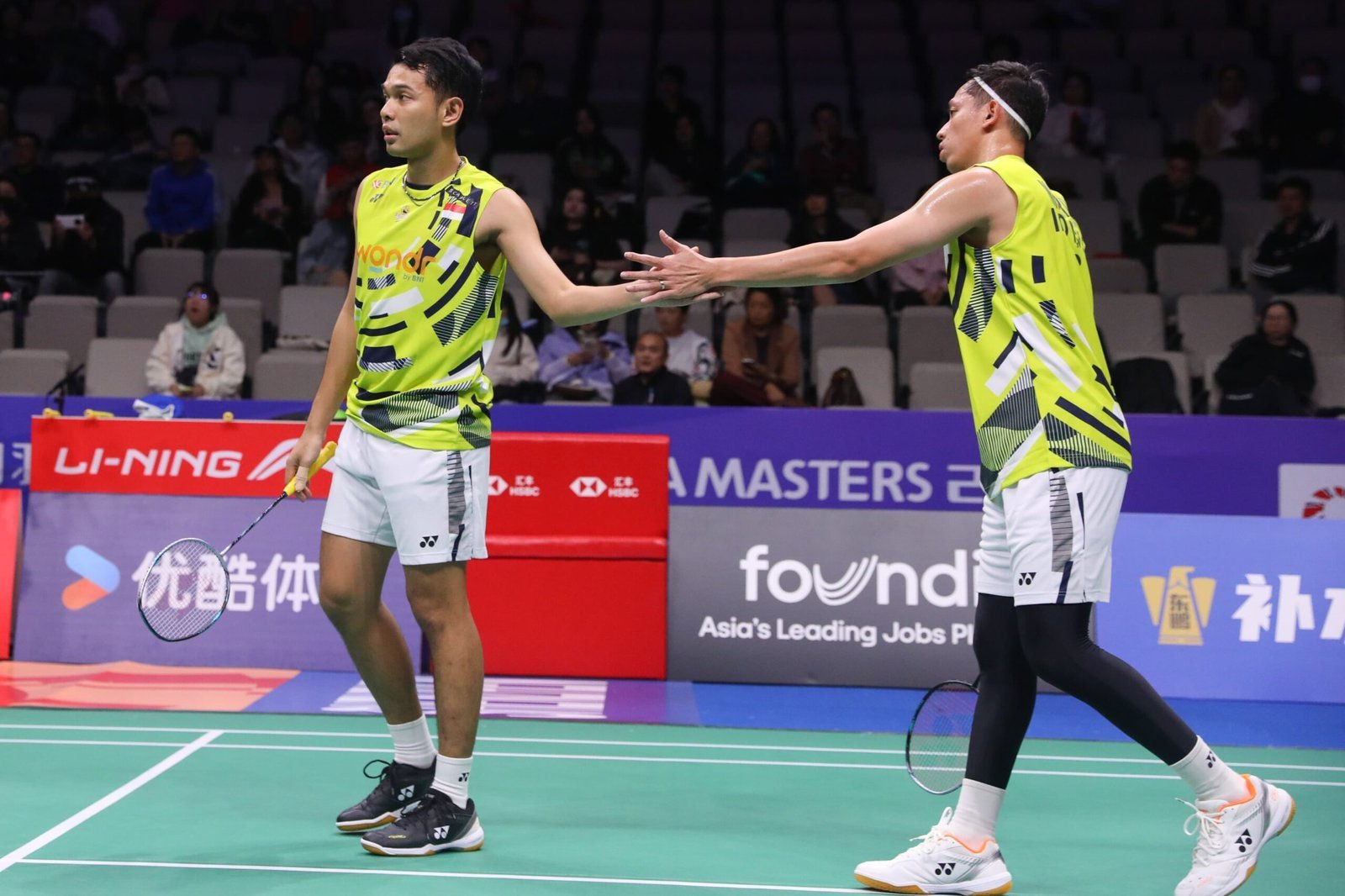 China Masters 2024: Istirahat Kurang, Fajar/Rian Tumbang dari Wakil Korsel di 16 Besar
