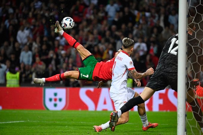 Hasil UEFA Nations League 2024: Spanyol dan Portugal Lolos ke Perempat Final, Ronaldo Cetak Gol Salto