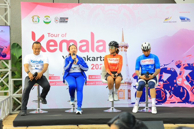 Misi Ganda Balap Sepeda Tour of Kemala 2024 di Yogyakarta